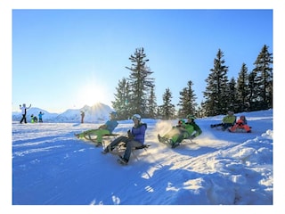 Rodeln auf der Hochwurzen
