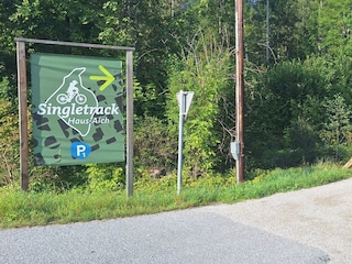 Zufahrt zum Chalet Lärchforst