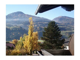 Ferienapartment AICH - Ausblick auf die Berge