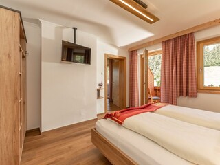 Aussicht Schlafzimmer Appartement D