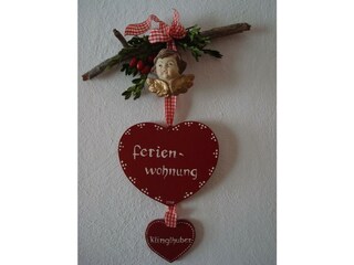 Ferienwohnung Klinglhuber - Hausschild