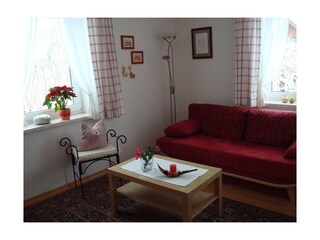 Ferienwohnung Klinglhuber - Wohnzimmer mit Couch