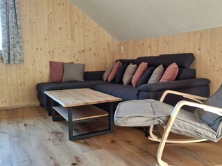 relaxe auf der großen Couch