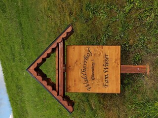 Namensschild Hofzufahrt