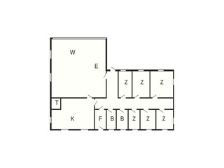 Vakantiehuis Lumsås Grondplan 41