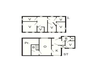 Vakantiehuis Lauvsnes Grondplan 15