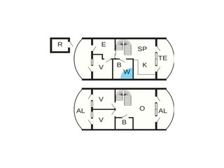 Ferienhaus Løkken Grundriss 5