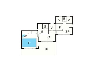 Casa per le vacanze Rønde Pianta del piano 21