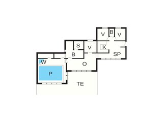 Maison de vacances Rønde Plan d'étage 21