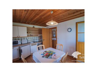 Die Wohnküche des Appartement Schladming