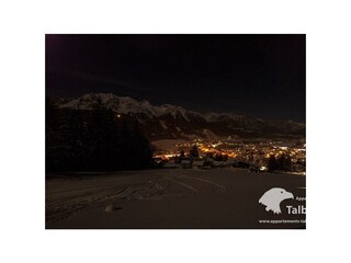 Nächtlicher Blick nach Schladming