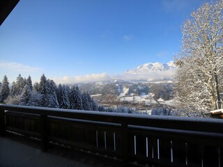 Aussicht vom Balkon