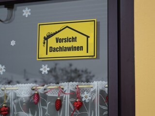 Vorsicht ! Dachlawine !