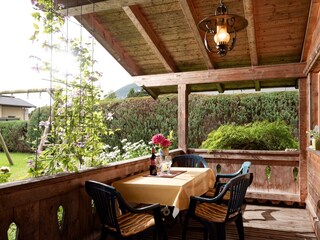 Gartenhäuschen Terrasse