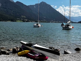 Auszeit, Ferienhaus am Achensee, Radfahren, Hund