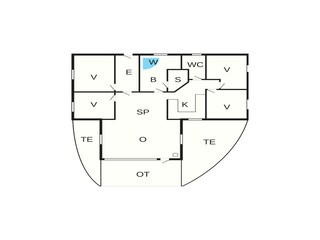 Vakantiehuis Jegum Grondplan 26