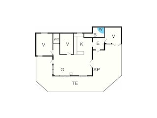 Maison de vacances Ebeltoft Plan d'étage 6
