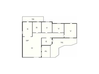 Vakantiehuis Halmstad Grondplan 32