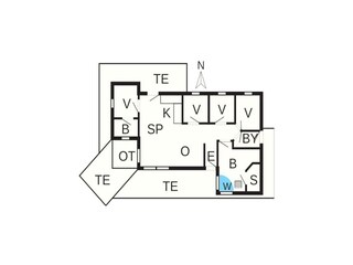 Ferienhaus Løkken Grundriss 27