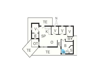 Holiday house Løkken Floor Plan 2
