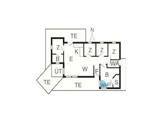 Holiday house Løkken Floor Plan 52