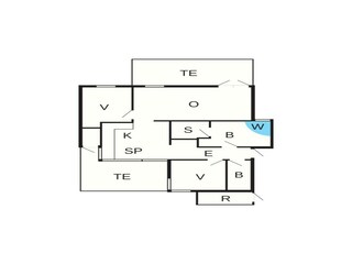 Maison de vacances Løkken Plan d'étage 42