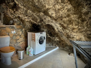 ...mit Waschmaschine