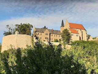 Blick auf Schloss Mansfeld