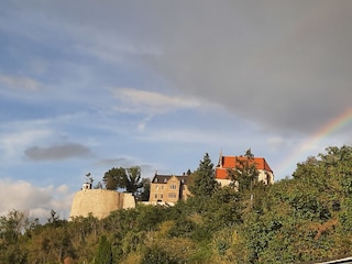 Blick auf Schloss Mansfeld