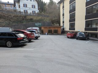 Parkplatz Innenhof für Gäste