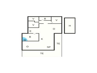 Vakantiehuis Løkken Grondplan 30