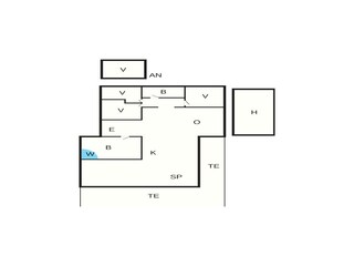Vakantiehuis Løkken Grondplan 3