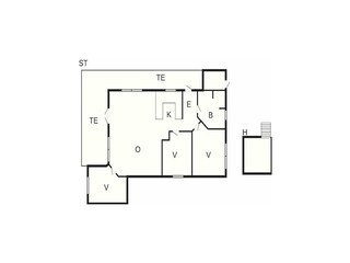 Casa de vacaciones Hirtshals Plano de planta 39