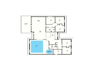 Ferienhaus Vaeggerløse Grundriss 2