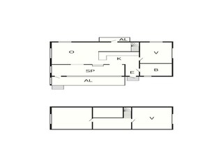 Vakantiehuis Holmsjö Grondplan 24