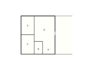 Vakantiehuis Thyborøn Grondplan 16