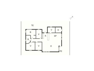 Vakantiehuis Juelsminde Grondplan 33