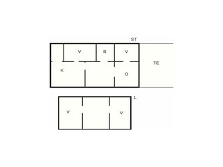Vakantiehuis Åseda Grondplan 24