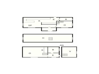 Vakantiehuis Torsås Grondplan 16