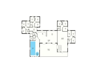 Casa per le vacanze Hostrup Strand Pianta del piano 56