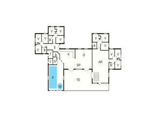 Holiday house Hostrup Strand Floor Plan 56