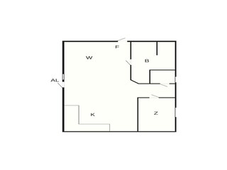 Vakantiehuis Ellös Grondplan 26