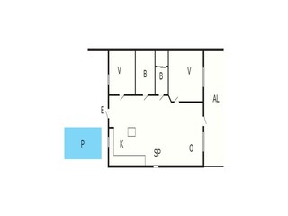 Vakantiehuis Hulterstad Grondplan 33