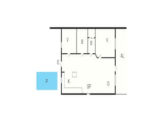 Vakantiehuis Hulterstad Grondplan 33