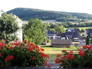 Blick vom Balkon