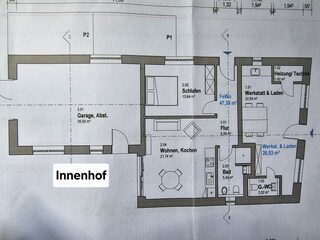 Grundriss Ferienwohnung