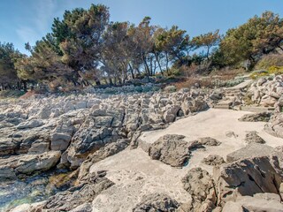 Der Weg vom Haus zum Strand