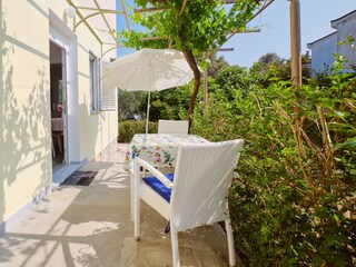 angenehme Terrasse
