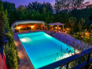 Schwimmbad Nachtblick
