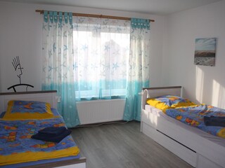 Möglichkeit für ein Klappbett aufzustellen